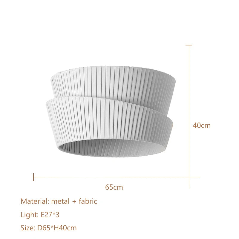 Nordic Cream Wabi-Sabi Ceiling Light