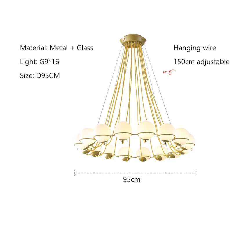 Nordic Magic Bean Chandelier