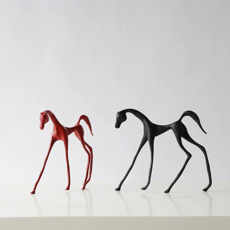 Nordic Geometric Horse Ornament