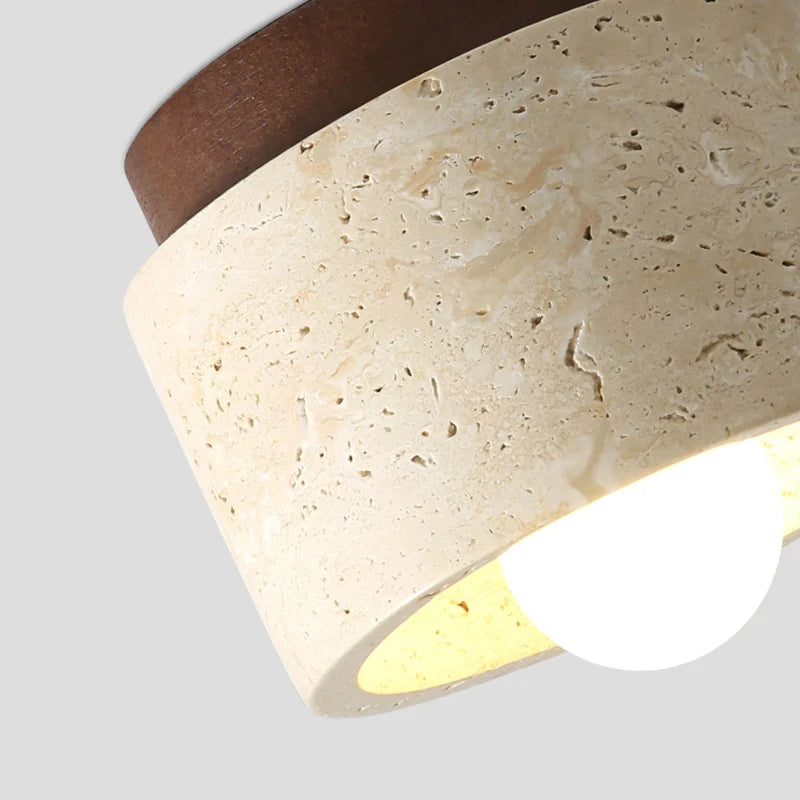 Nordic Travertine Ceiling Light
