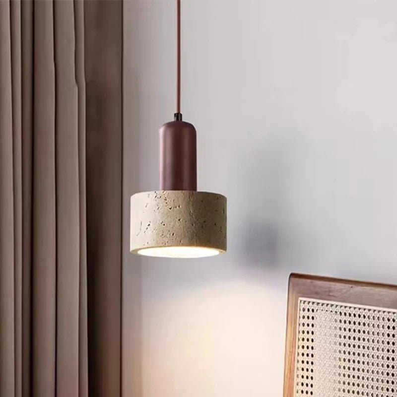 Japanese Stone Pendant Light