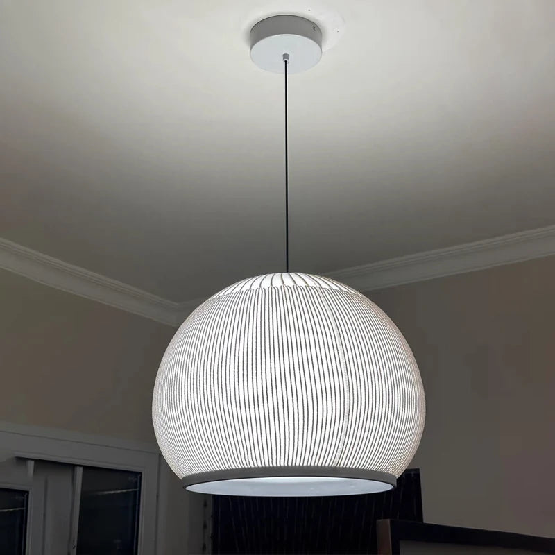 Nordic Woven Fabric Pendant Light