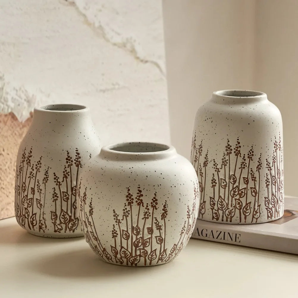Countryside Lavender Ceramic Vase