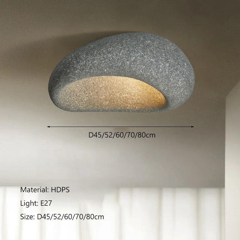 Nordic Cream Wabi-Sabi Ceiling Lamp