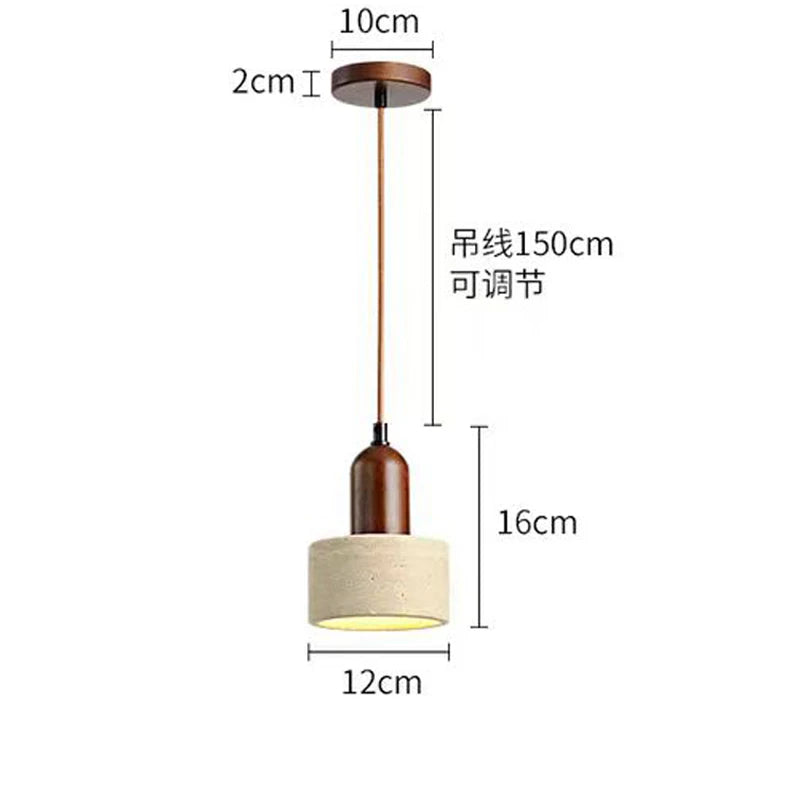 Japanese Stone Pendant Light