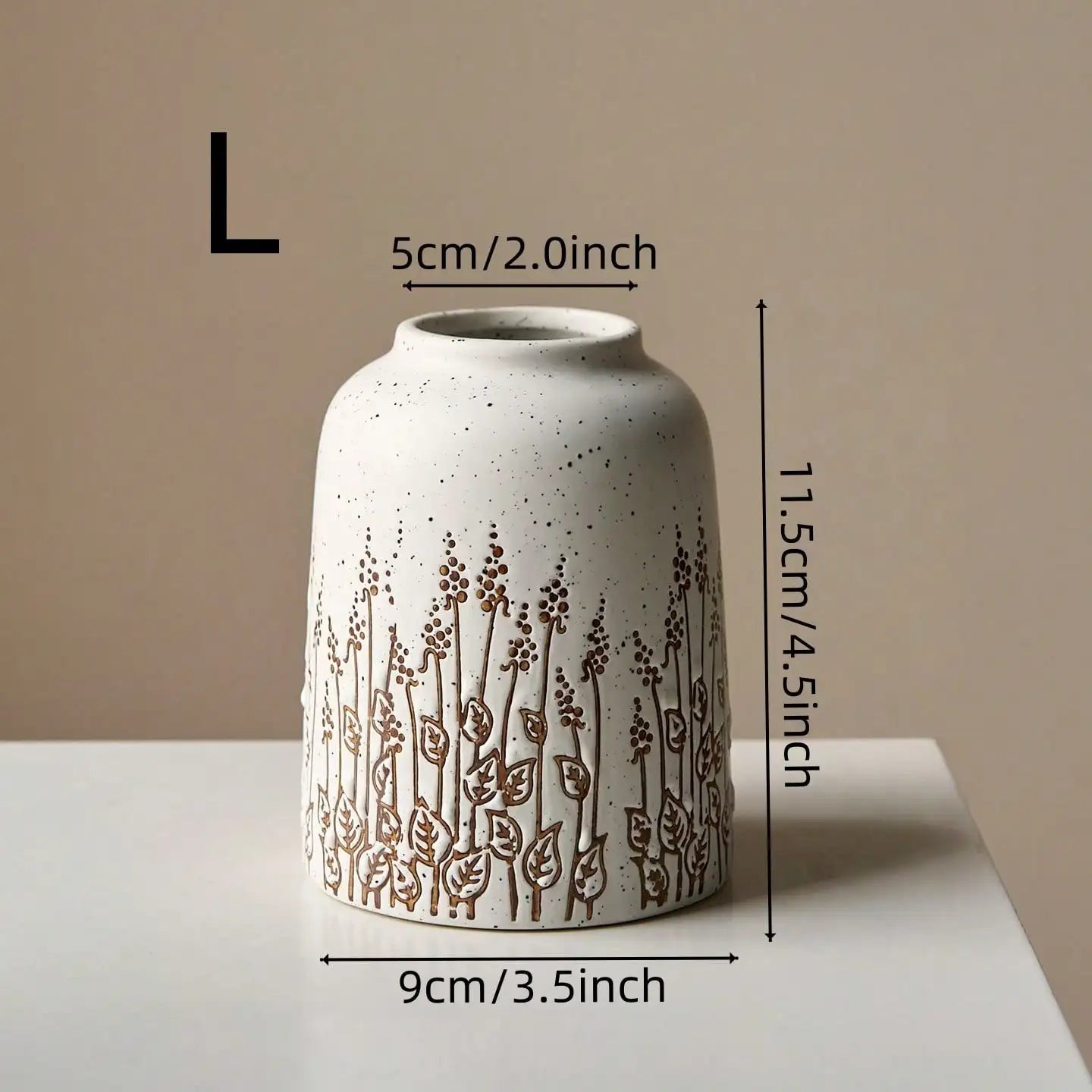 Countryside Lavender Ceramic Vase