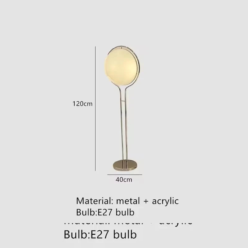 Modern Chrome Ball Floor Lamp
