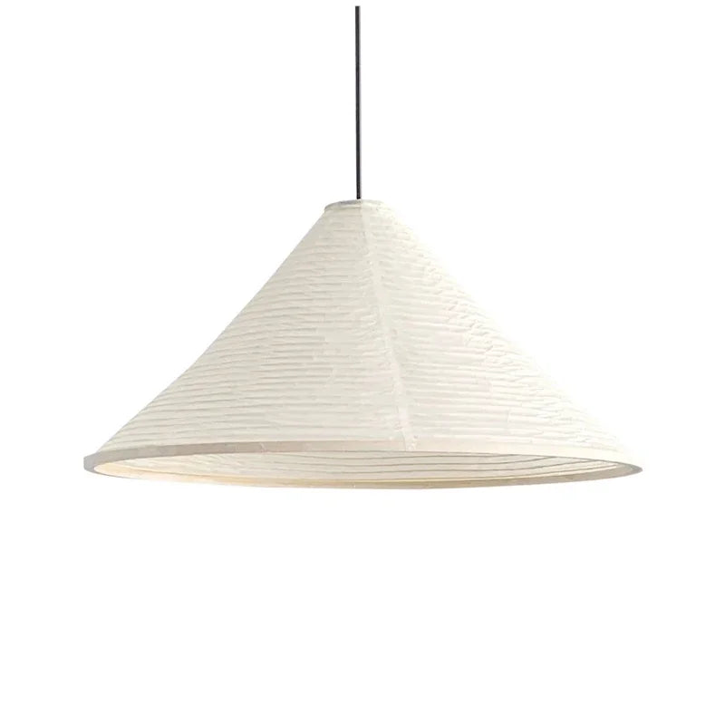 Wabi-Sabi Rice Paper Pendant Lamp