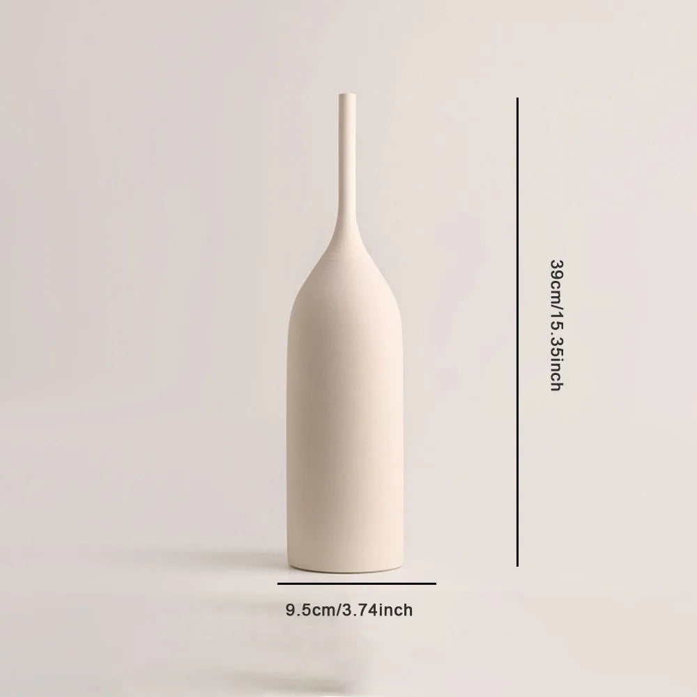 Nordic Brushed Ceramic Vase