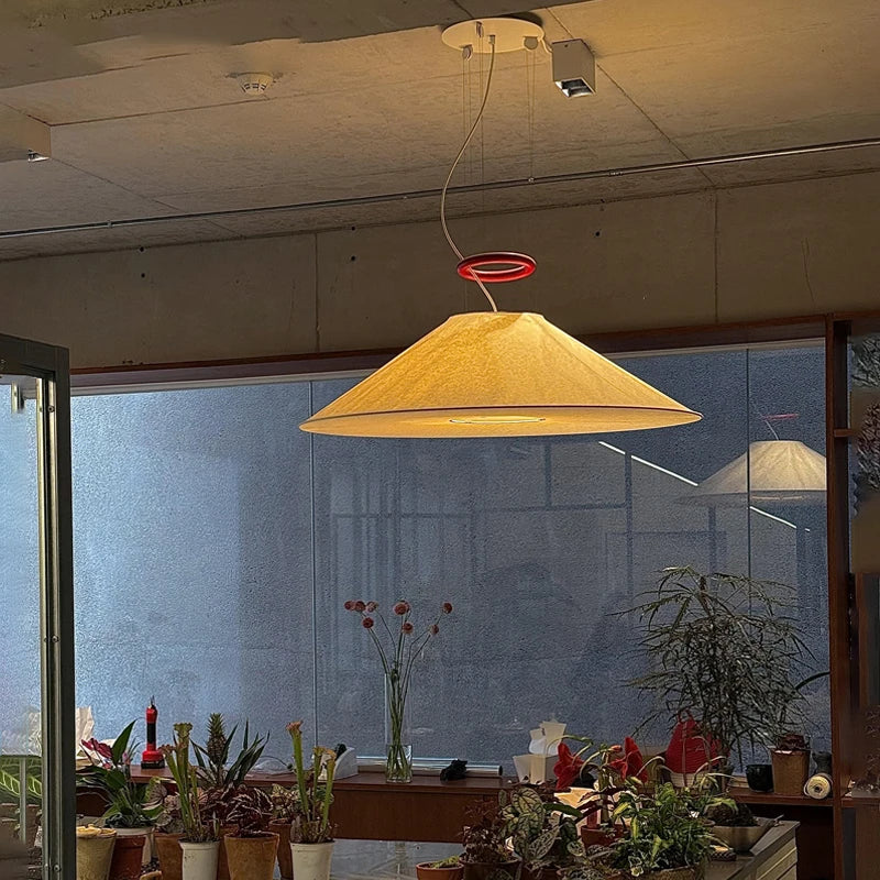 Nordic Wabi-Sabi Paper Pendant Light