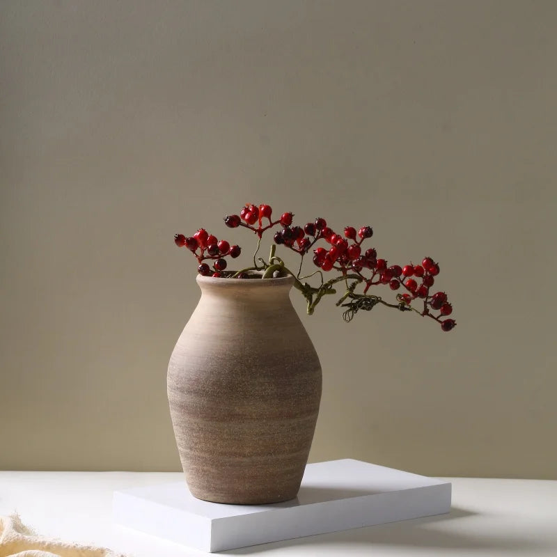 Retro Clay Ceramic Vase