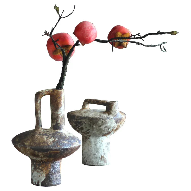 Retro Rustic Ceramic Vase
