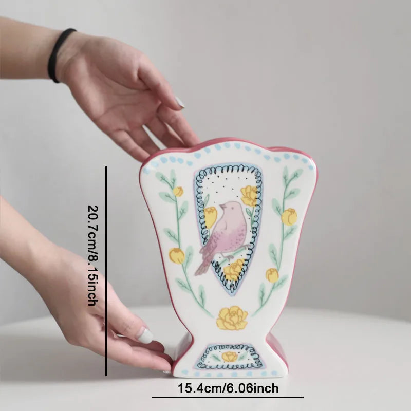 Double-Sided Ceramic Vase