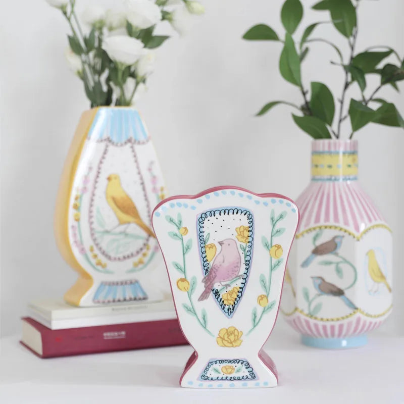 Double-Sided Ceramic Vase