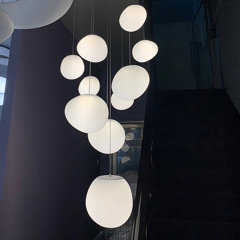Cobblestone Glass Pendant Light