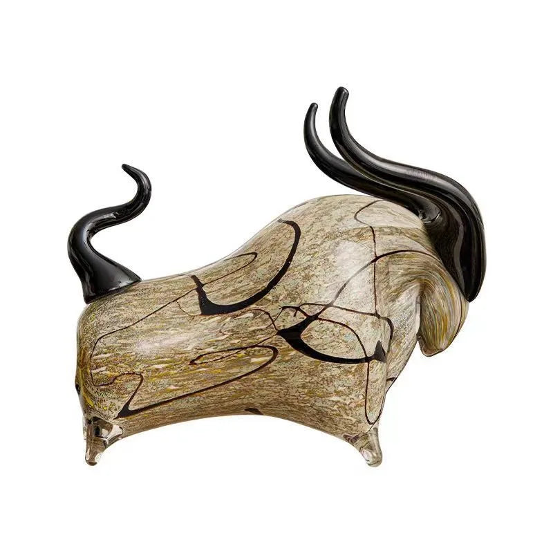 Luxury Glass Cow Ornament