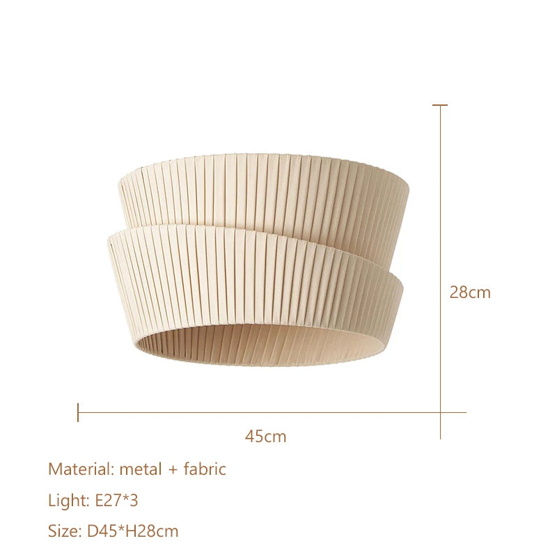 Nordic Cream Wabi-Sabi Ceiling Light
