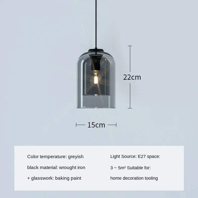 Nordic Modern Glass Pendant Light