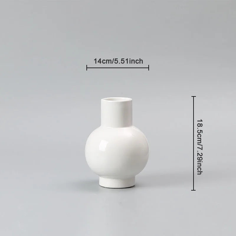 Colorful Glazed Belly Vase