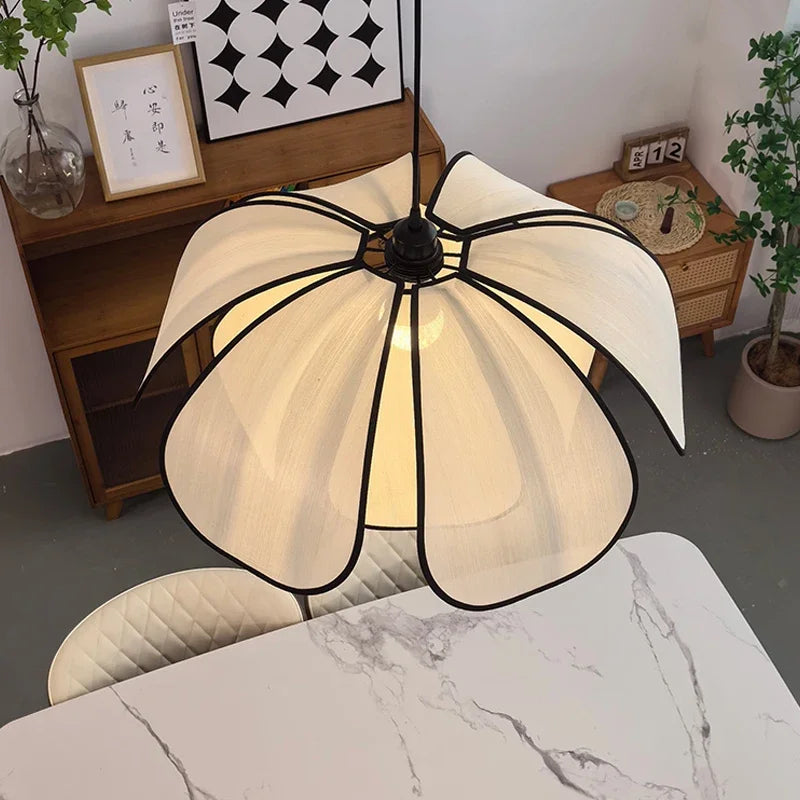 Nordic Petal Wabi-Sabi Pendant Light