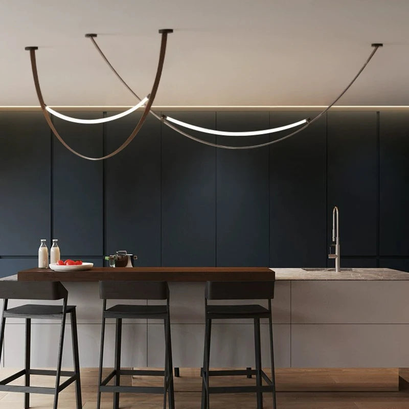 Nordic Leather Wabi-Sabi Pendant Light