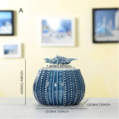 Mediterranean Ceramic Storage Jar