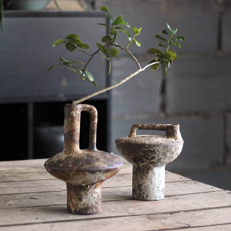 Retro Rustic Ceramic Vase