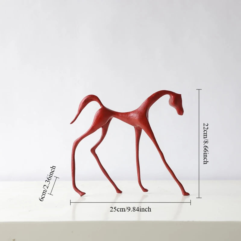 Nordic Geometric Horse Ornament
