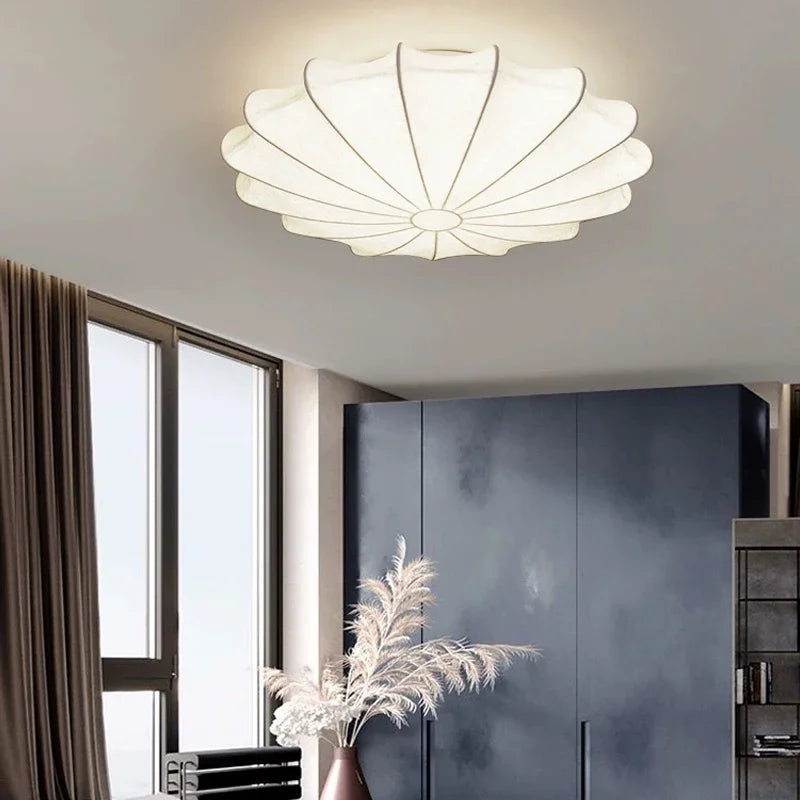 Nordic Silk Wabi-Sabi Ceiling Lamp