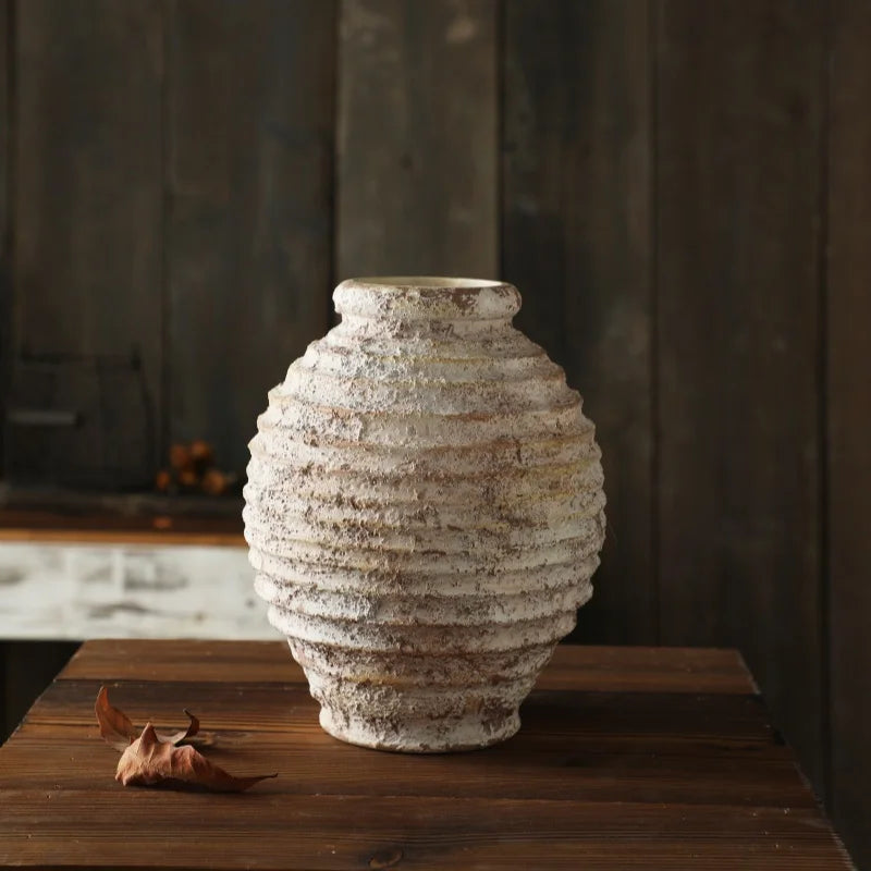 Retro Clay Pottery Vase