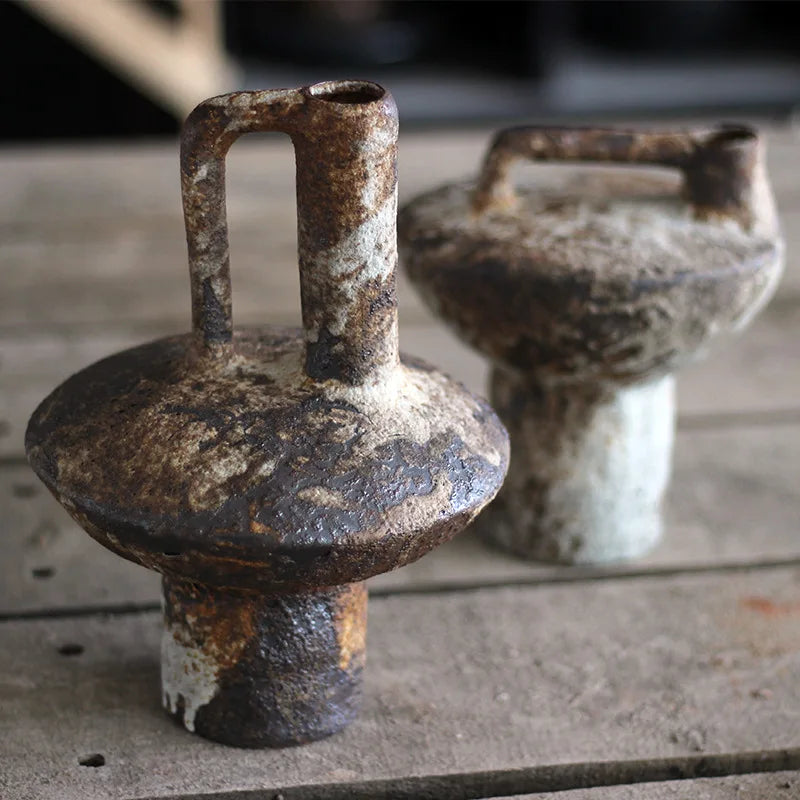 Retro Rustic Ceramic Vase