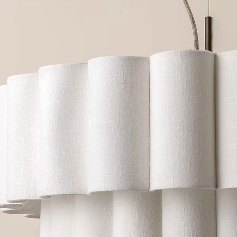 Wabi-Sabi Fabric Ceiling Chandelier