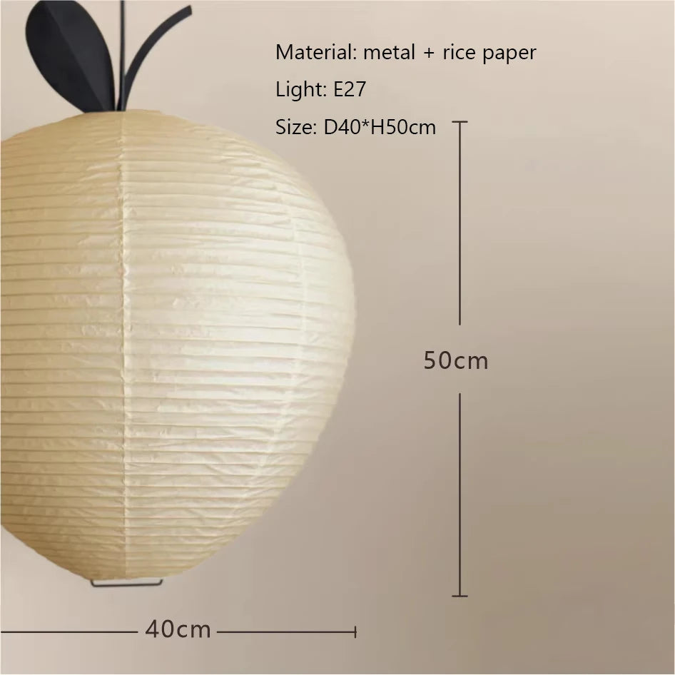 Nordic Rice Paper Pendant Light