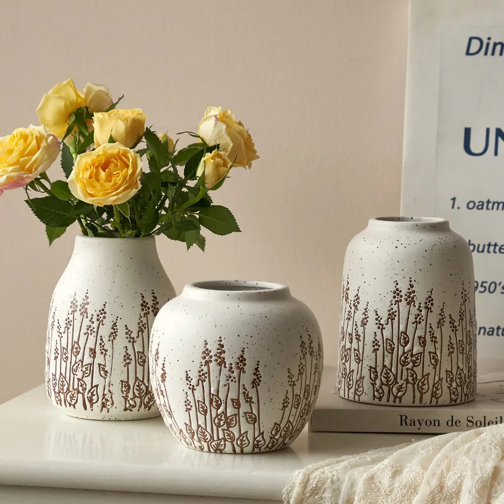 Countryside Lavender Ceramic Vase