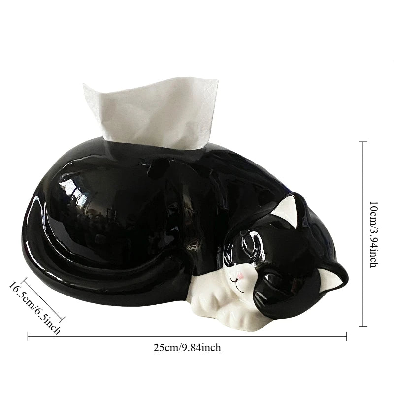 Cute Cat Tissue Box