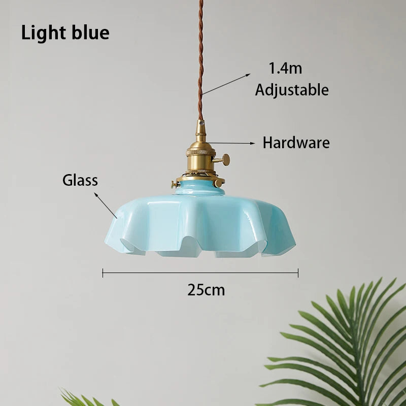 Nordic Cream Glass Pendant Light