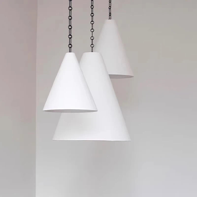 Nordic Wabi-Sabi Plaster Pendant