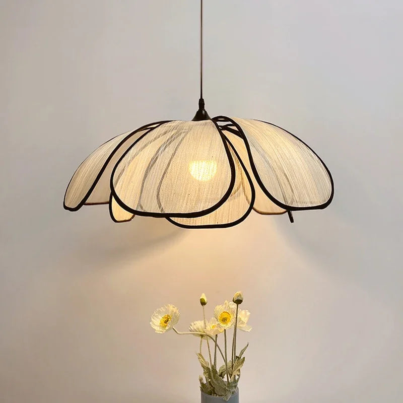 Nordic Petal Wabi-Sabi Pendant Light