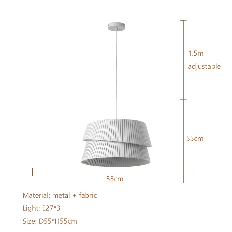 Nordic Cream Wabi-Sabi Ceiling Light