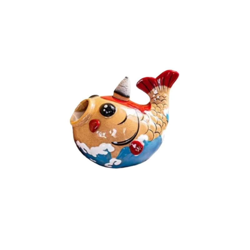Koi Reverse Flow Incense Burner