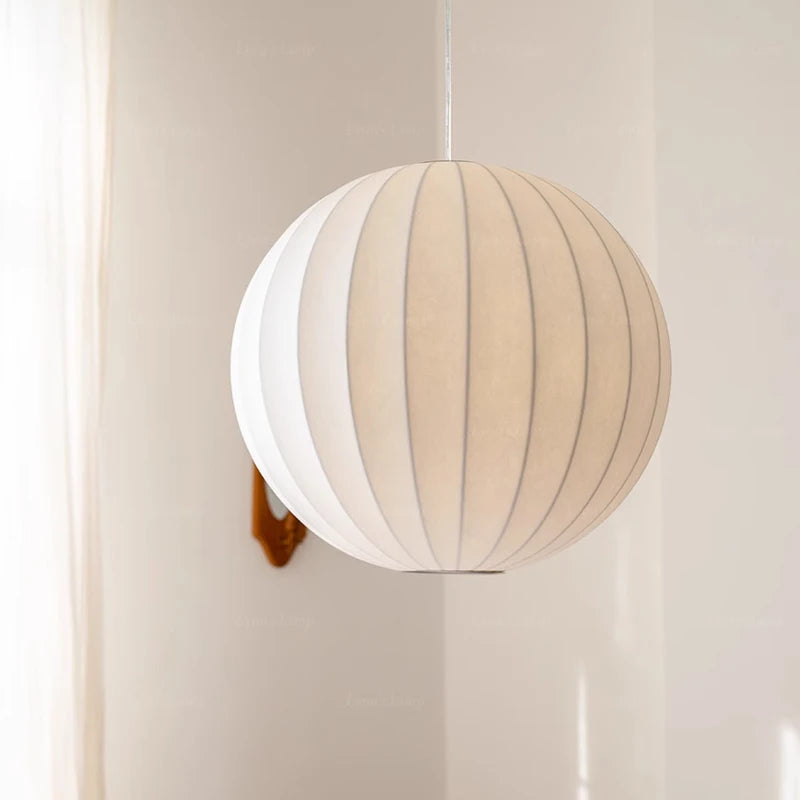 Nordic Silk Ball Chandelier