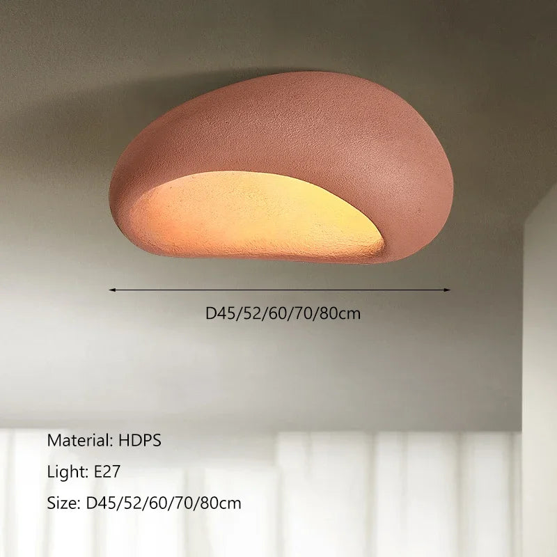 Nordic Cream Wabi-Sabi Ceiling Lamp