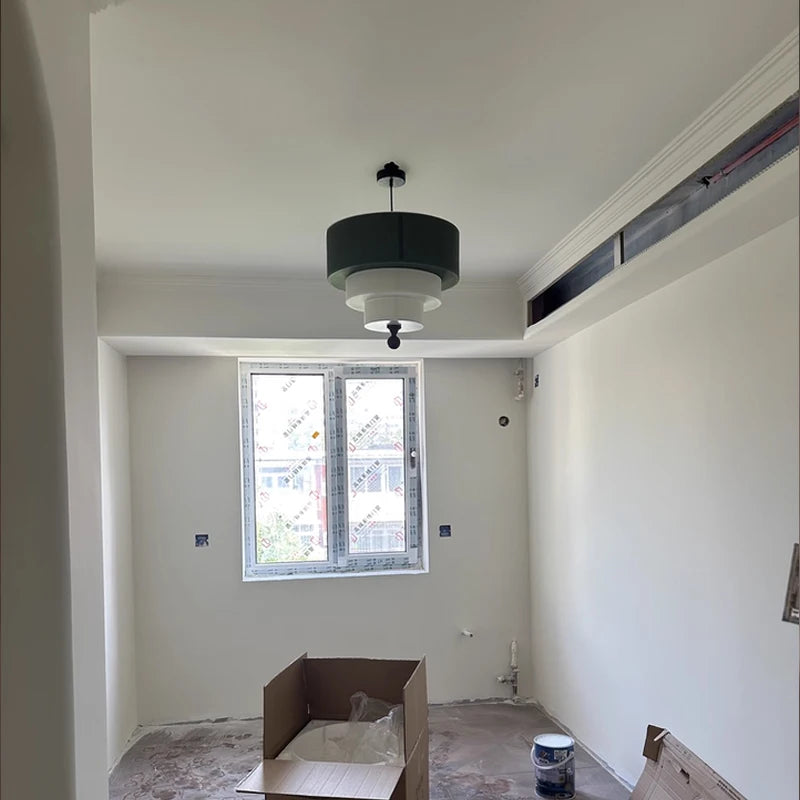 Nordic Wabi-Sabi Fabric Pendant Light