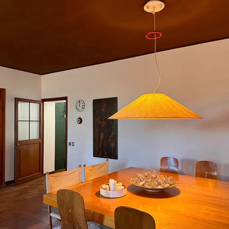 Nordic Wabi-Sabi Paper Pendant Light