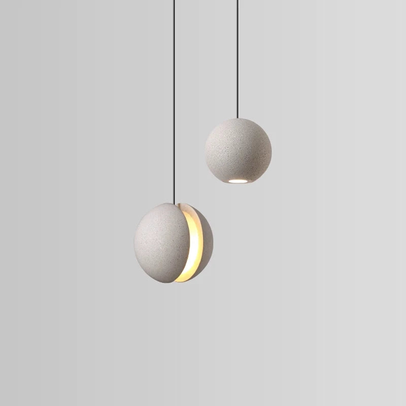 Nordic Cement Planet Pendant Light