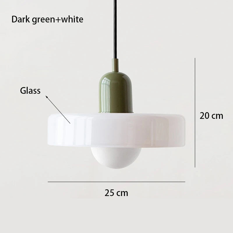Nordic Retro Glass Pendant Light