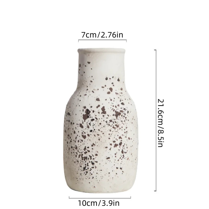 Vintage Distressed Ceramic Vase