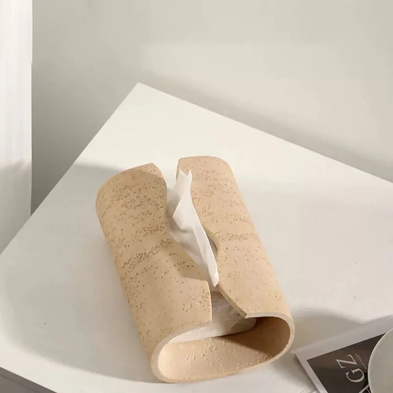 Nordic Resin Tissue Box Decor