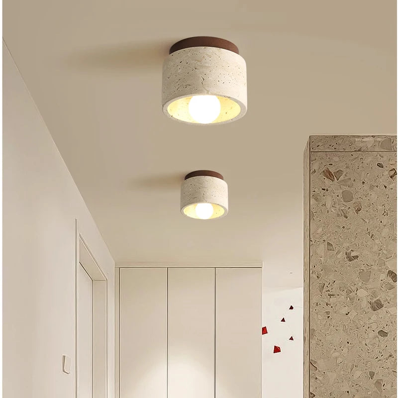Nordic Travertine Ceiling Light