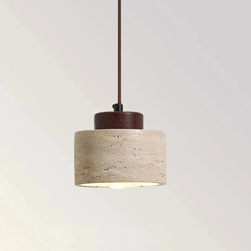Japanese Stone Pendant Light